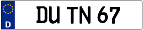 Truck License Plate